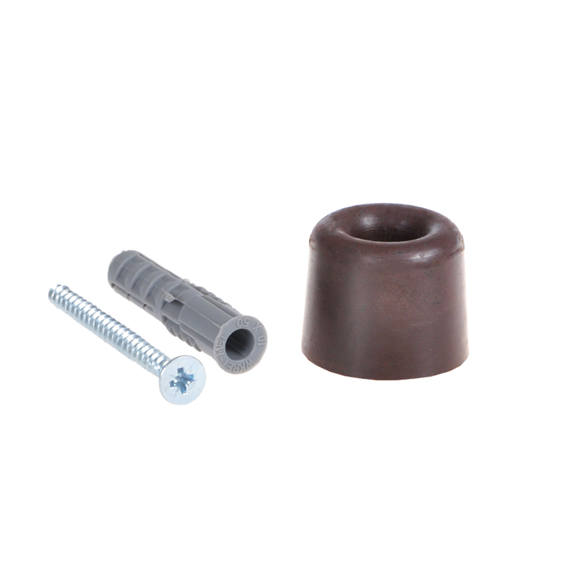 Odbój podłogowy do drzwi brąz 28 mm 0