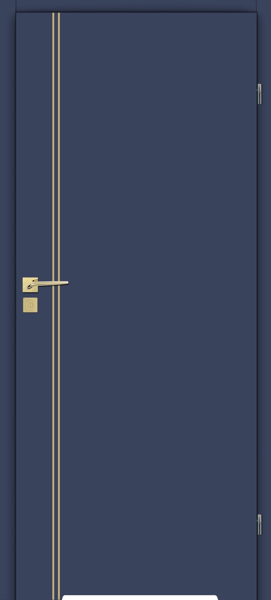 Skrzydło łazienkowe Intarsja 20 90 prawe ciemny granat