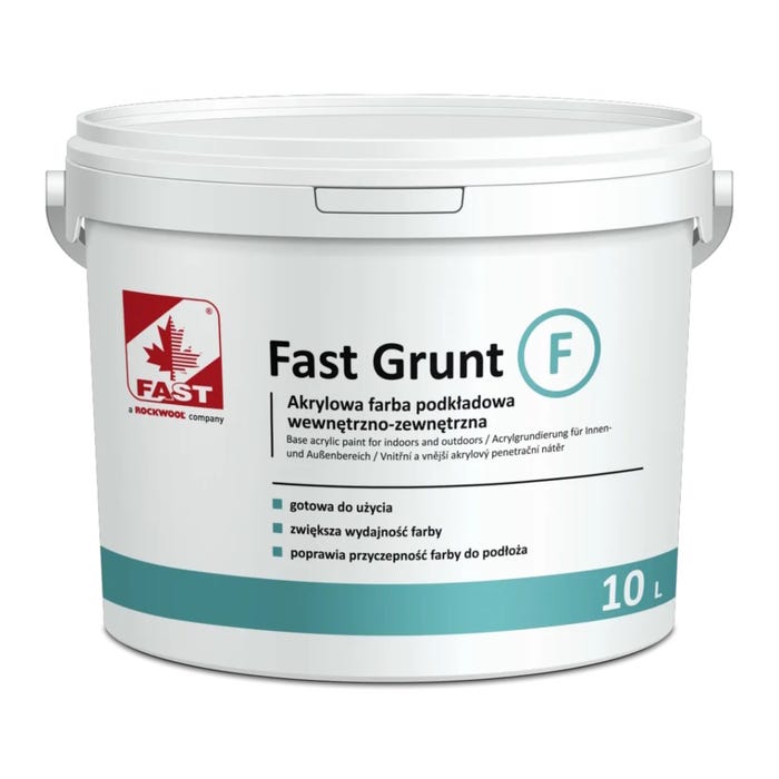 Farba akrylowa podkładowa Fast Grunt 10l