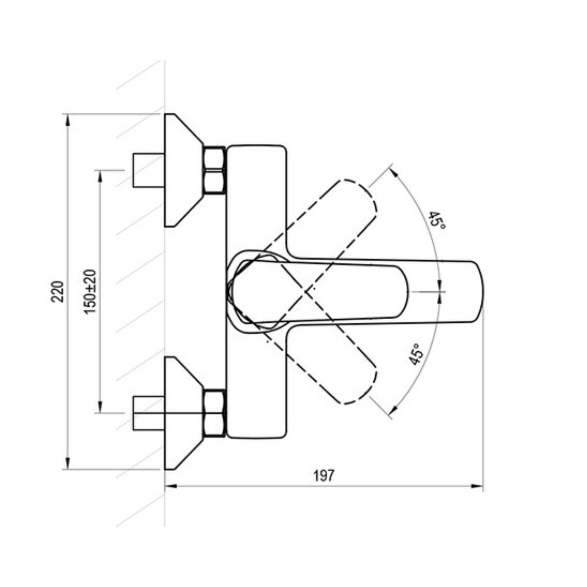 Bateria wannowa Ravak Life czarna 1