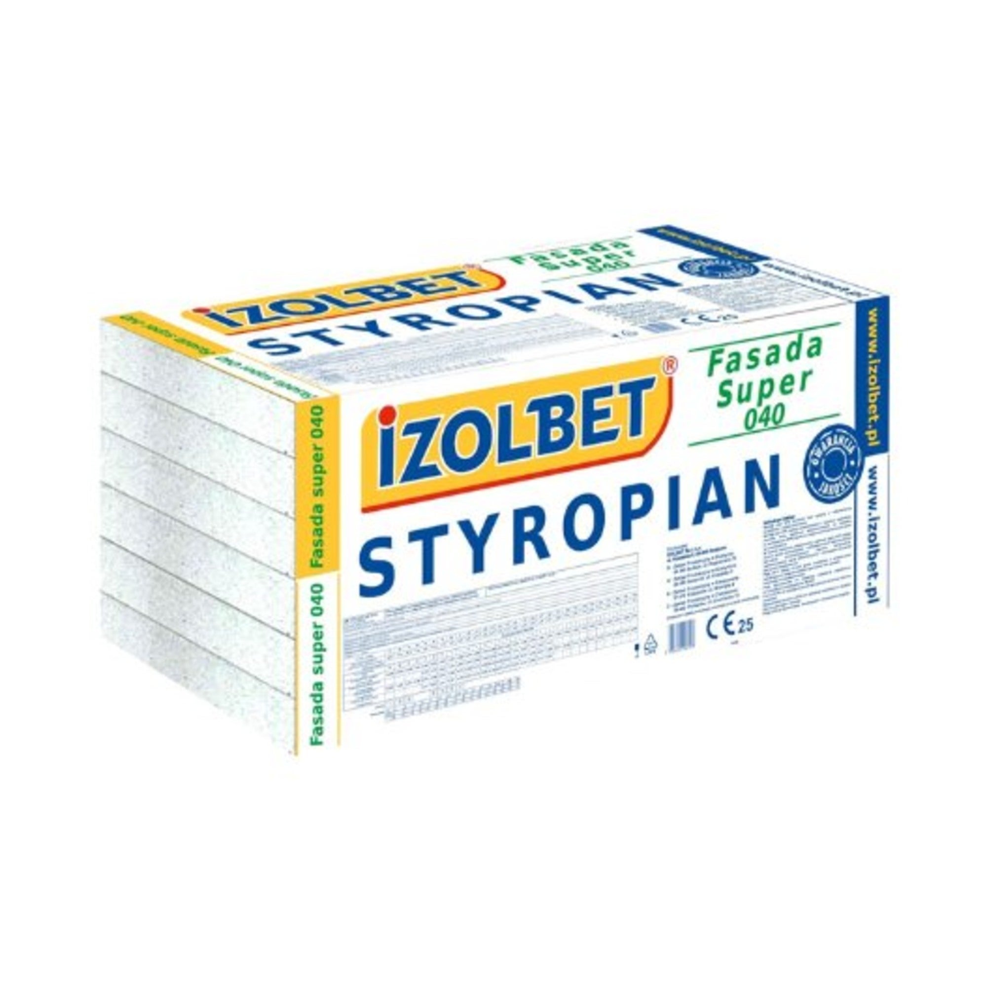 Styropian Holcim Fasada Super 10 cm 0.040 W/(mK) 3 m2 0