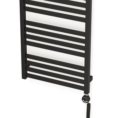 Grzejnik łazienkowy elektryczny Rytmic 960x500 mm 400 W, czarny mato Wy 1