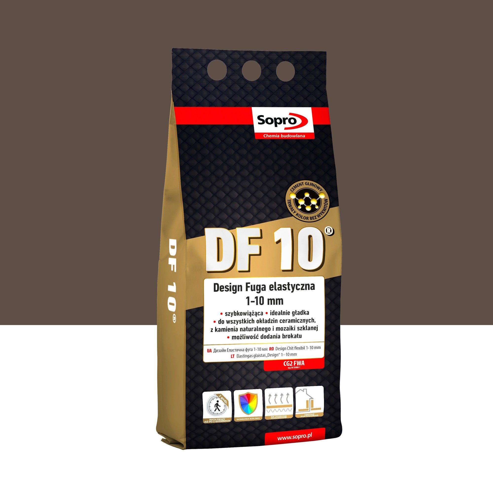 Fuga elastyczna Sopro DF 10 BRĄZ BALI 59 2kg
