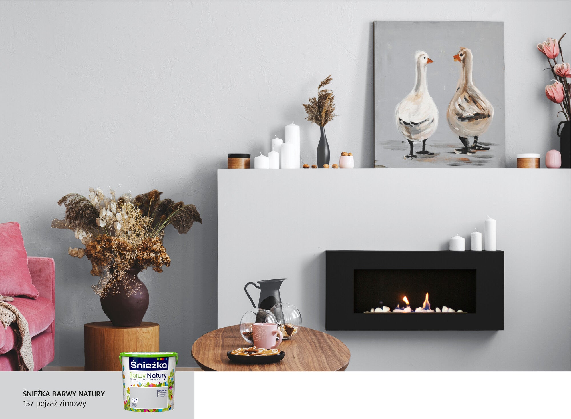 Farba Barwy Natury pejzaż zimowy 2,5l 1