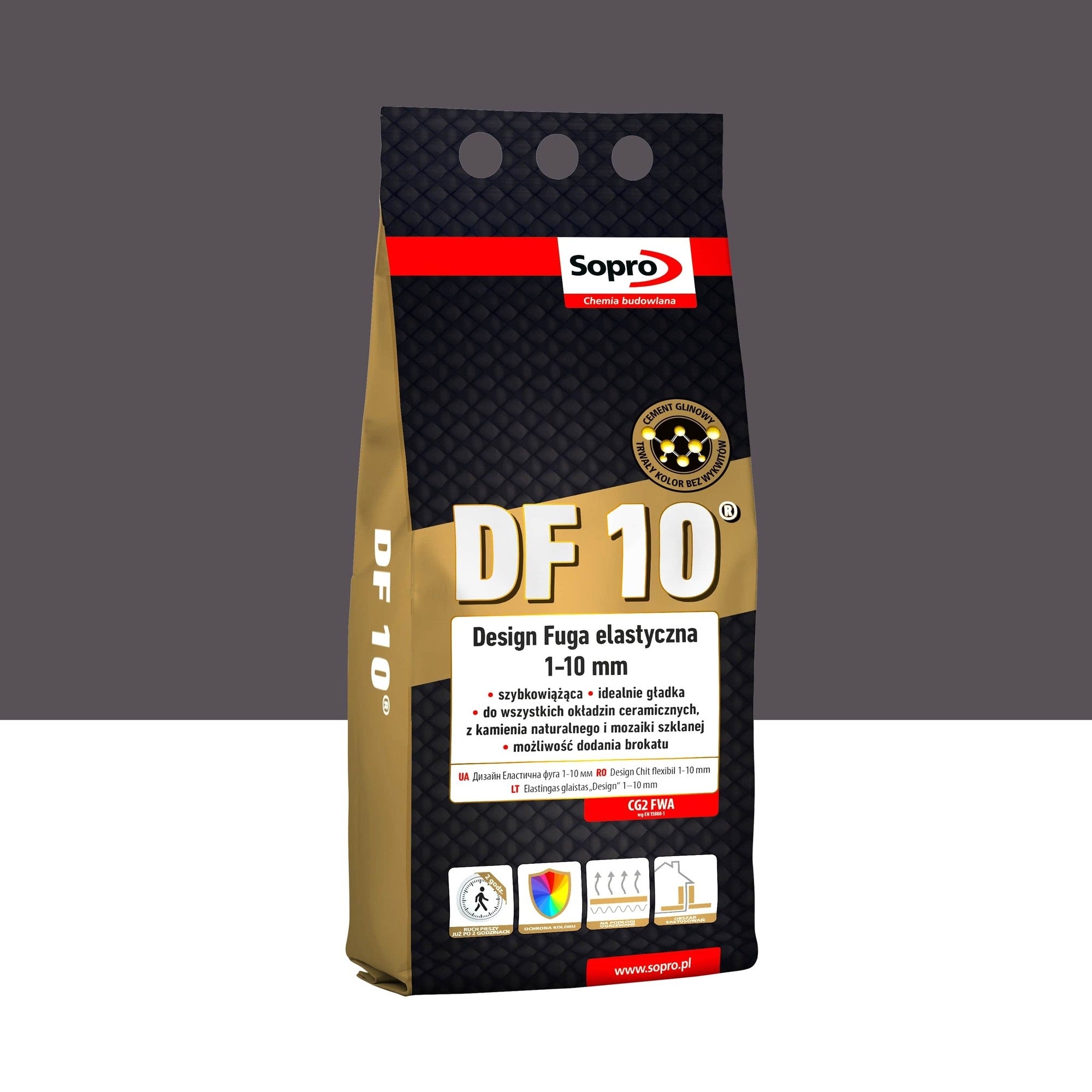 Fuga elastyczna Sopro DF10 ANTRACYT 66 2kg