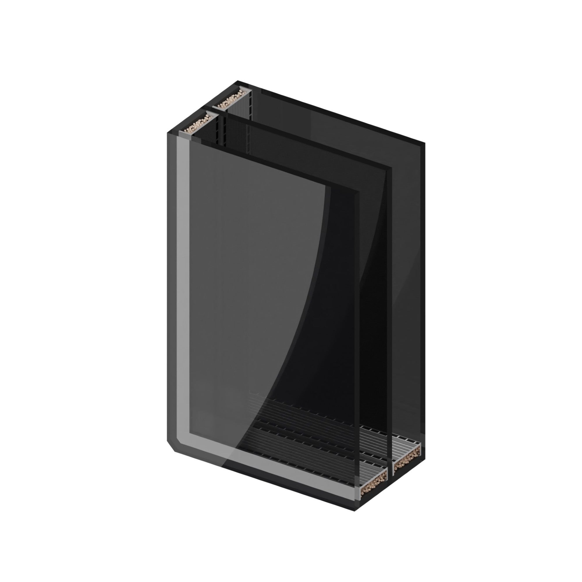 Drzwi stalowe MILAN szklone orzech 80 prawe 5