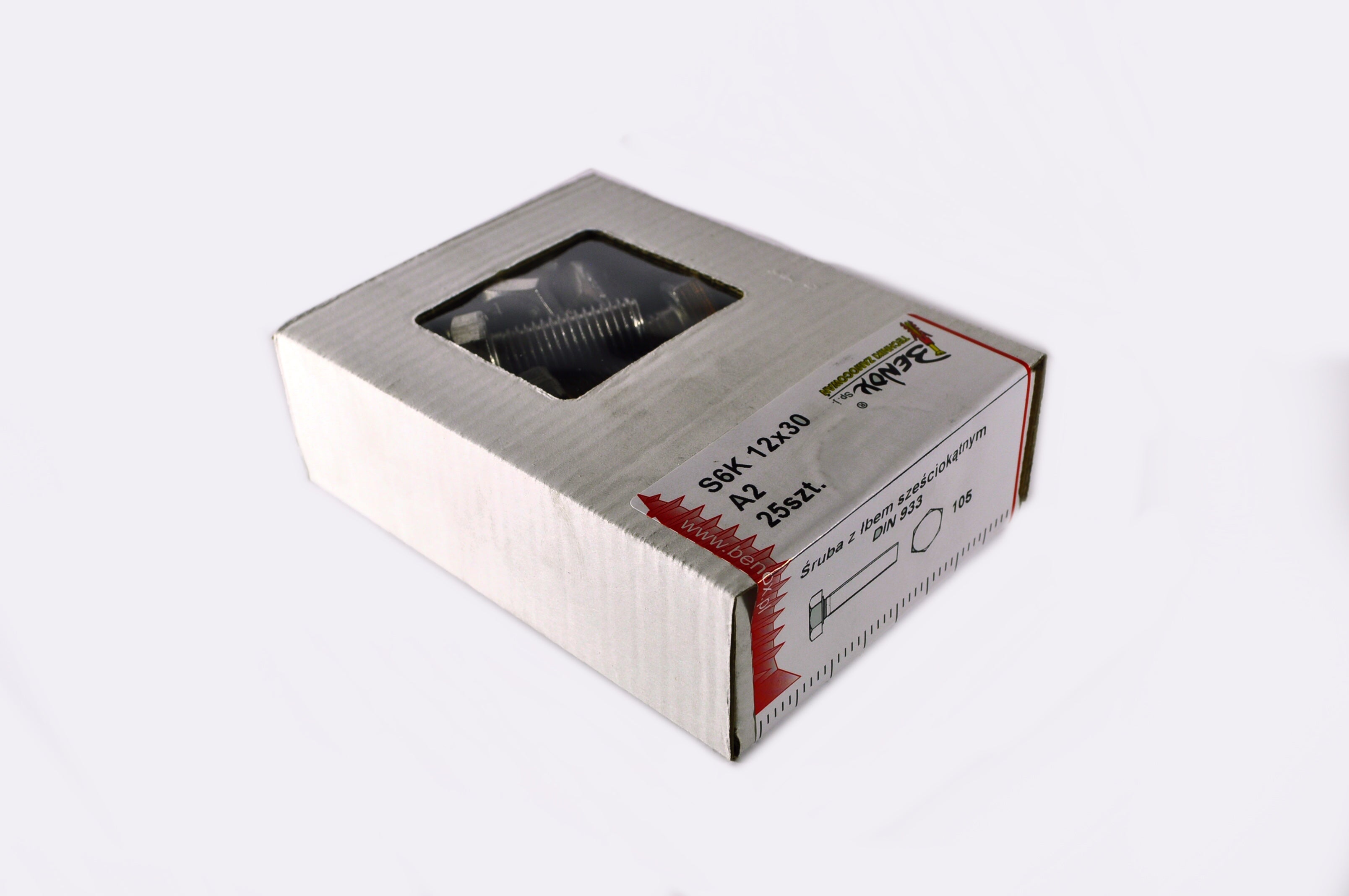 Śruba M12x30 mm DIN 933 (25 szt.) 1