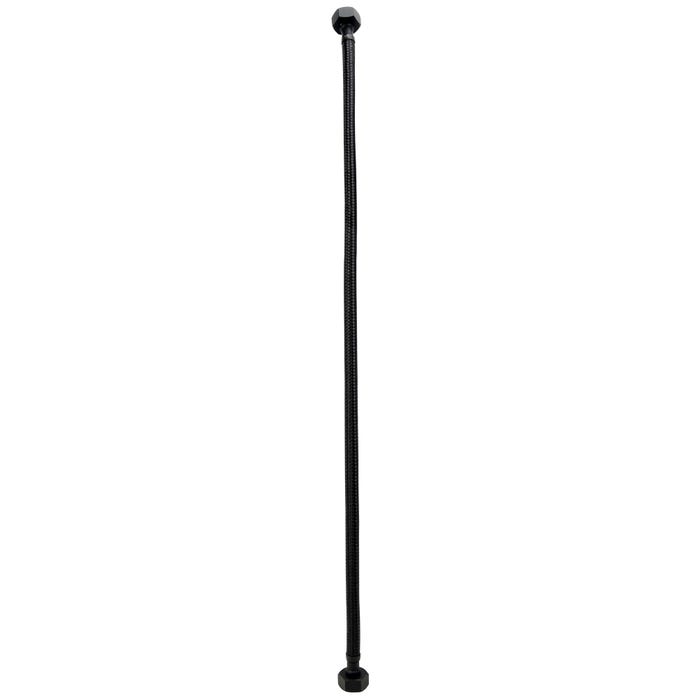 Wężyk przyłączeniowy GW/GW 3/8x3/8", dł. 60 cm, czarny