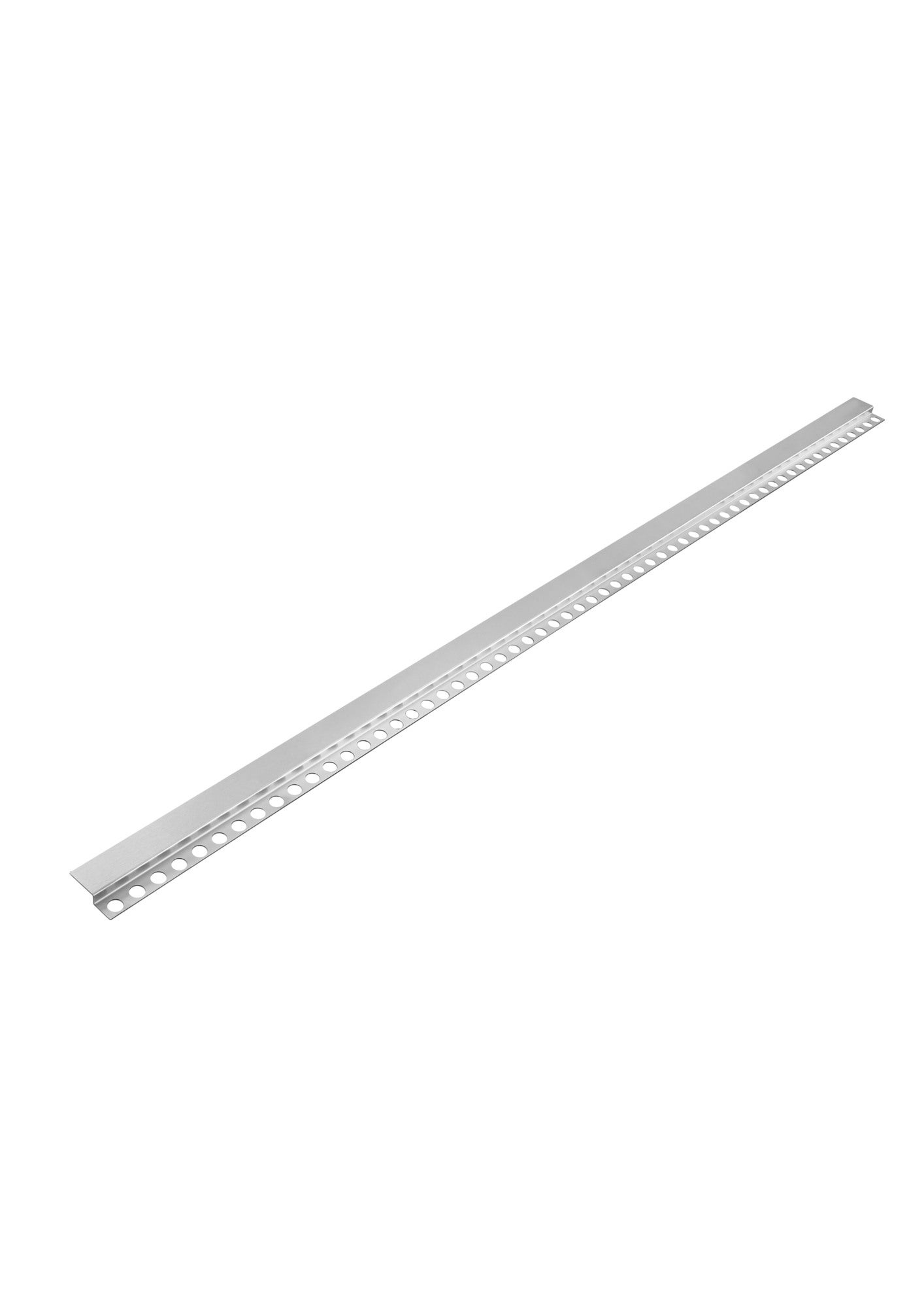 Listwa spadkowa podłogowa czołowa 130 cm inox 2