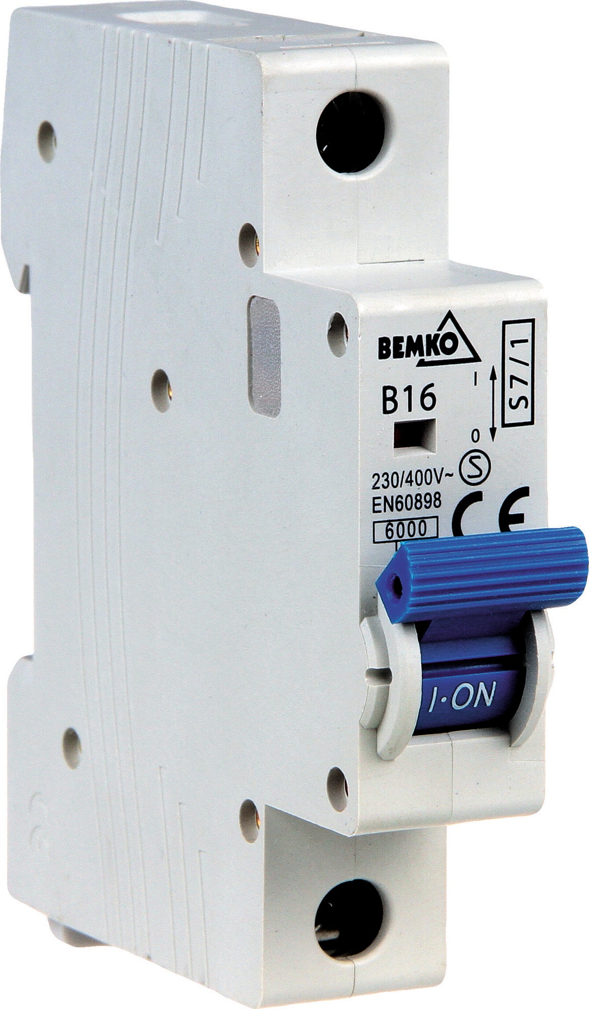 Wyłącznik nadprądowy 1P B 16A A00-S7-1P-B16 Bemko 0