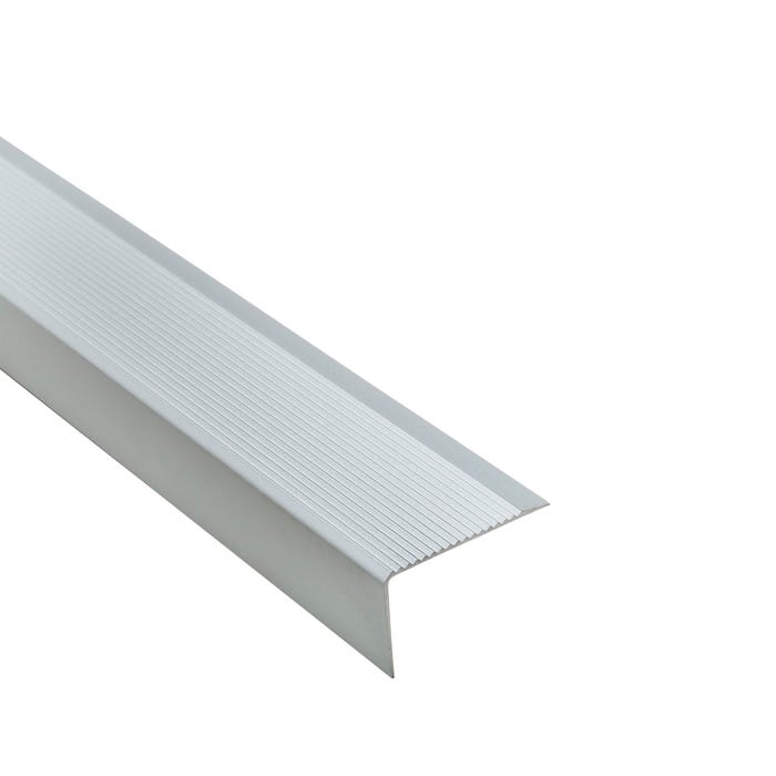 Kątownik schodowy aluminiowy srebrny 40x25x1.5mm 1m