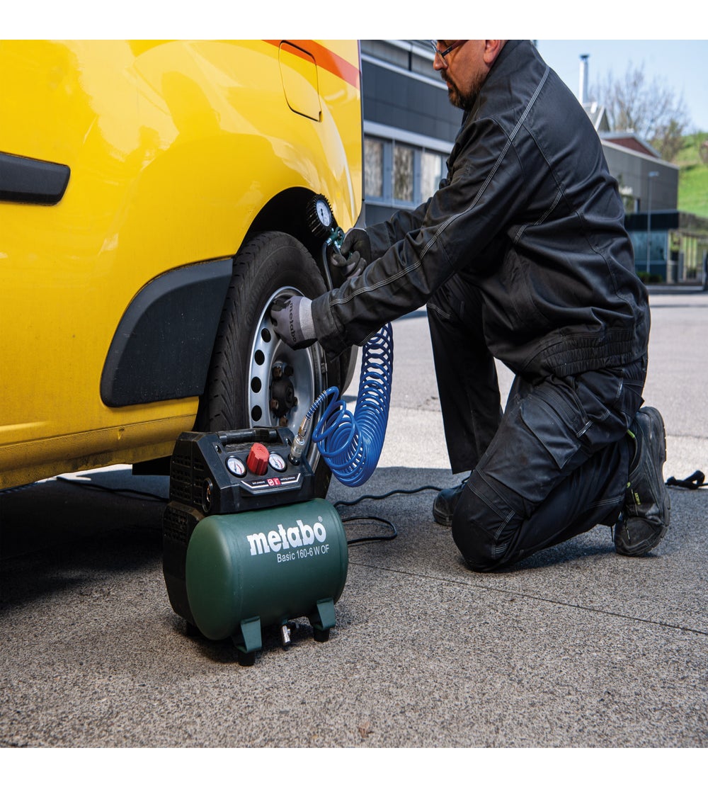 Kompresor 0 9kw 6l Basic 160 6 W Of Metabo
