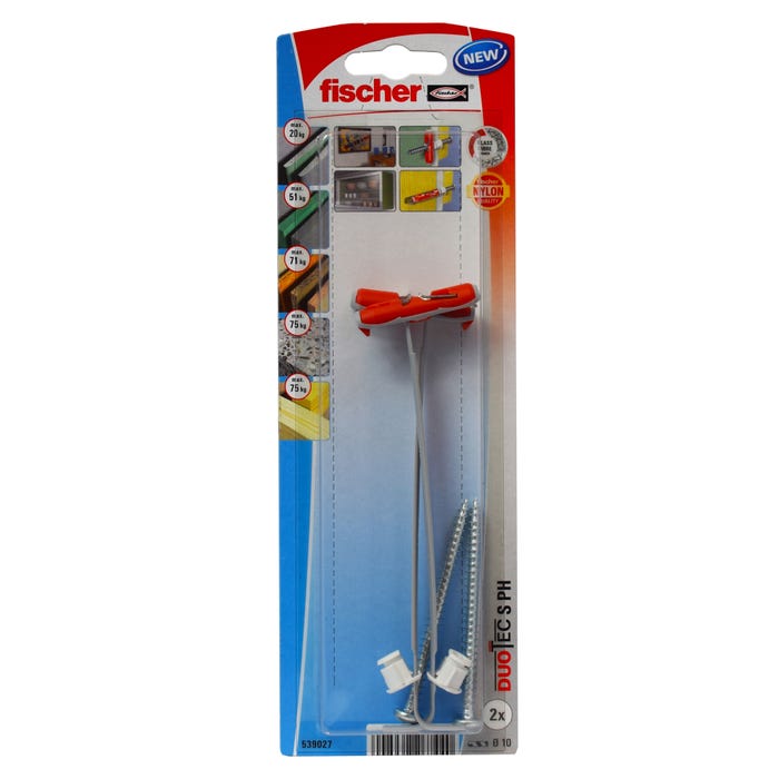 Kołek zaciskowy Duotec z wkrętem soczewkowym 5.0x70 mm