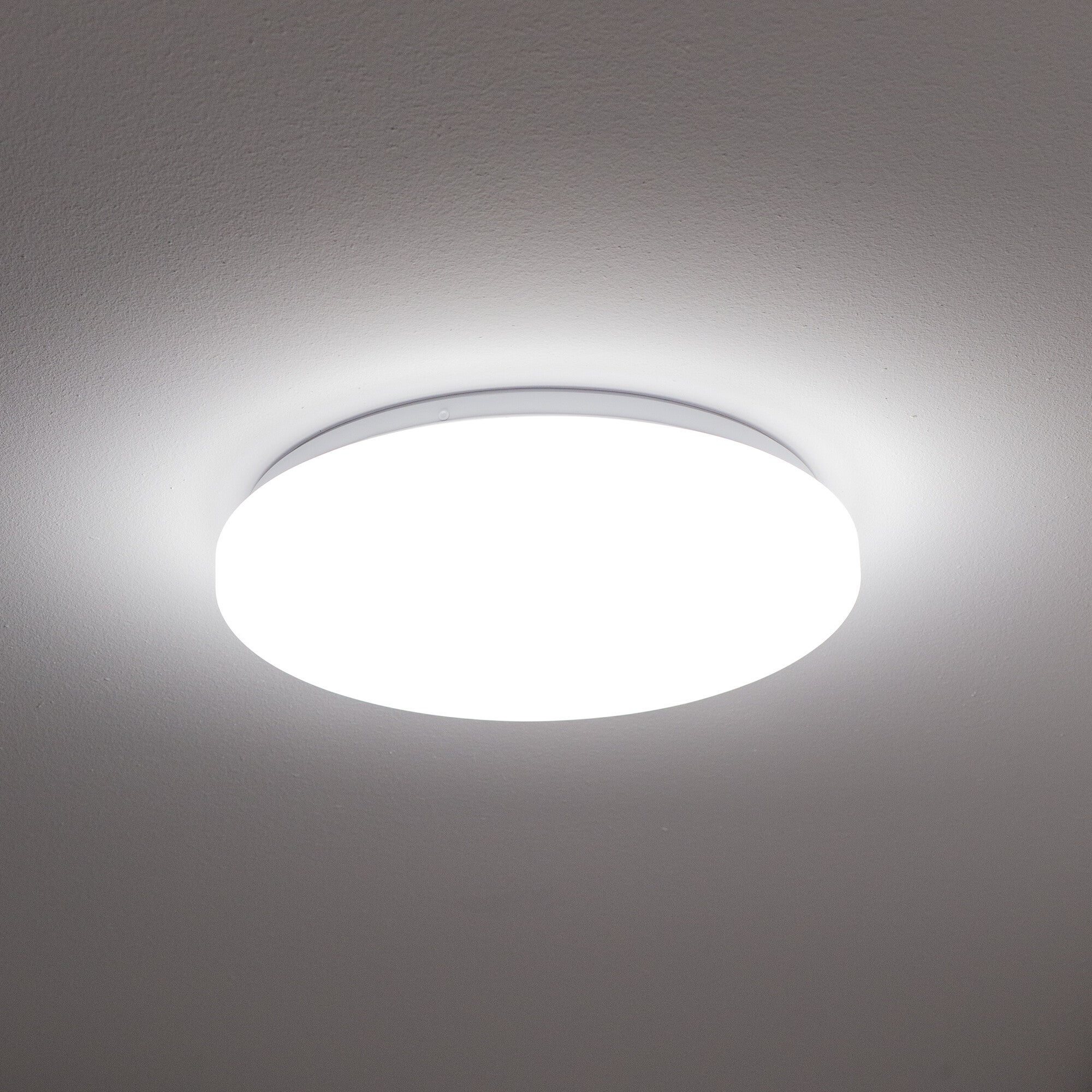 Plafon LED okrągły, 18W, IP20, 4000K, średnica 33cm, strumień użyteczny 1500Lm, czujnik ruchu i zmierzchu regulowany 3
