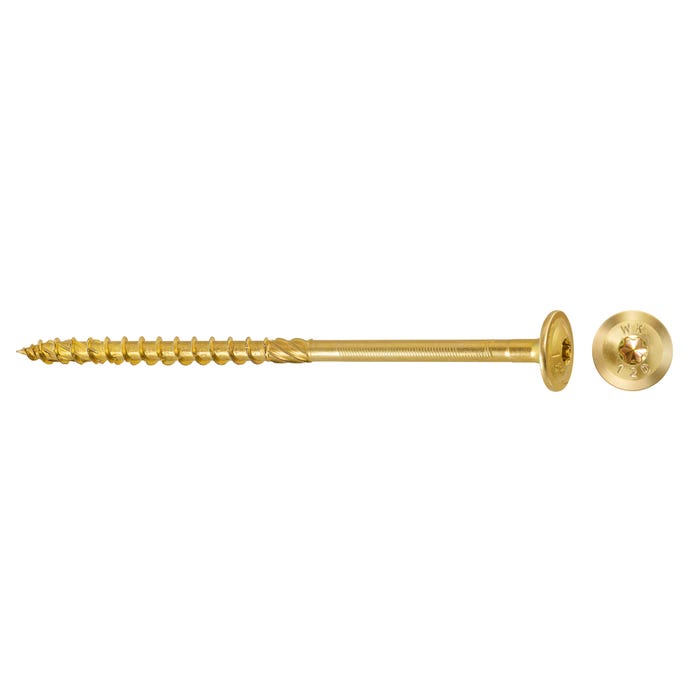 Wkręt do łączników ciesielskich z łbem talerzykowym 6x140 mm (100 szt.)