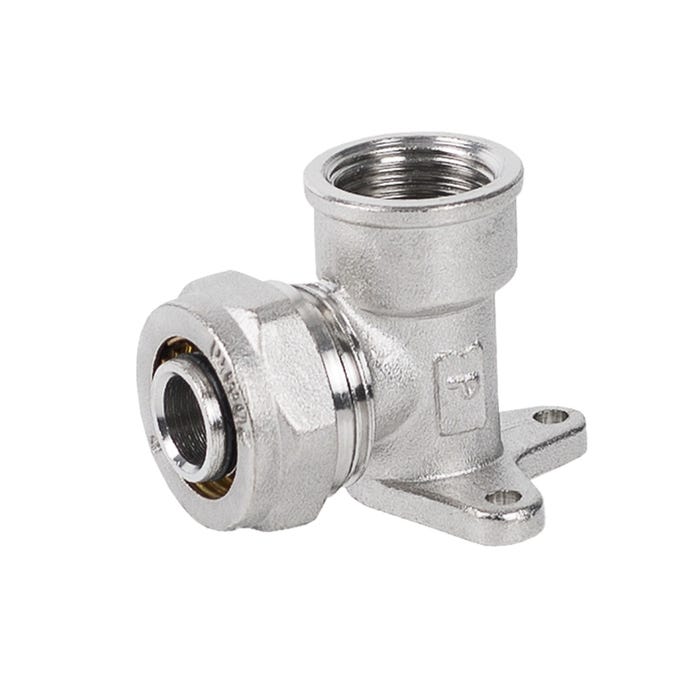 Pex Kolano skręcane z mocowaniem 20 mm x 1/2"