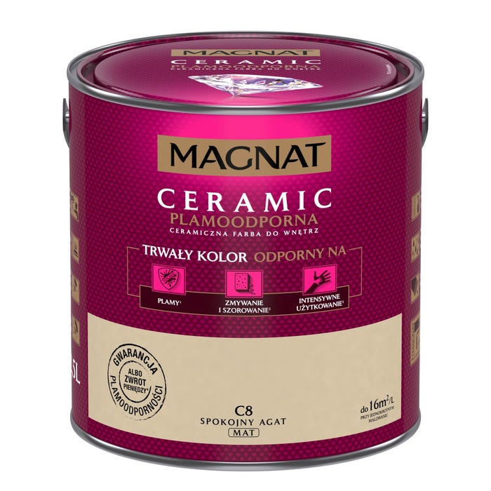 Farba Magnat Ceramic spokojny agat 2,5l