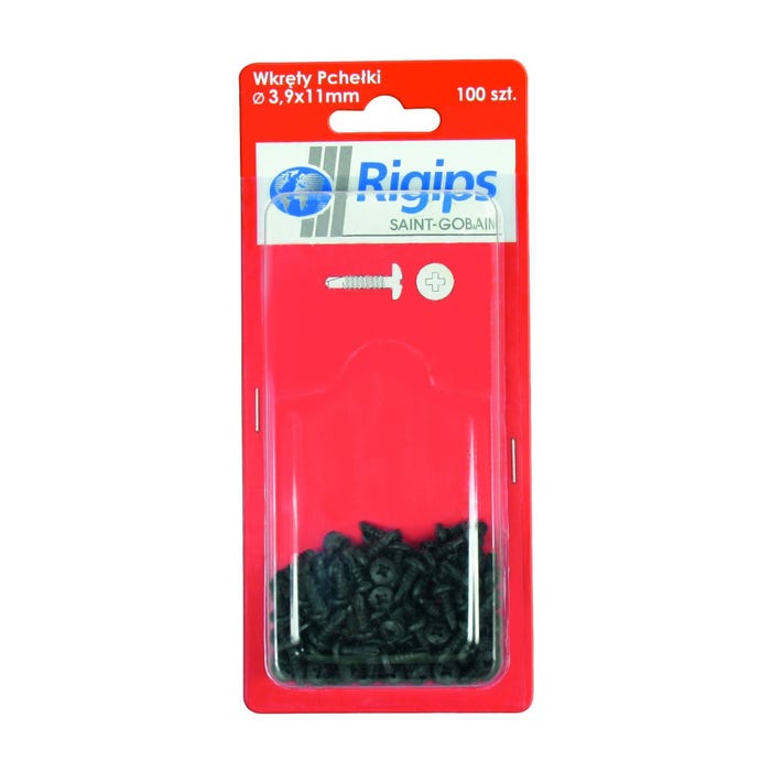 Wkręty pchełki 3.9x11 mm 100 szt Rigips
