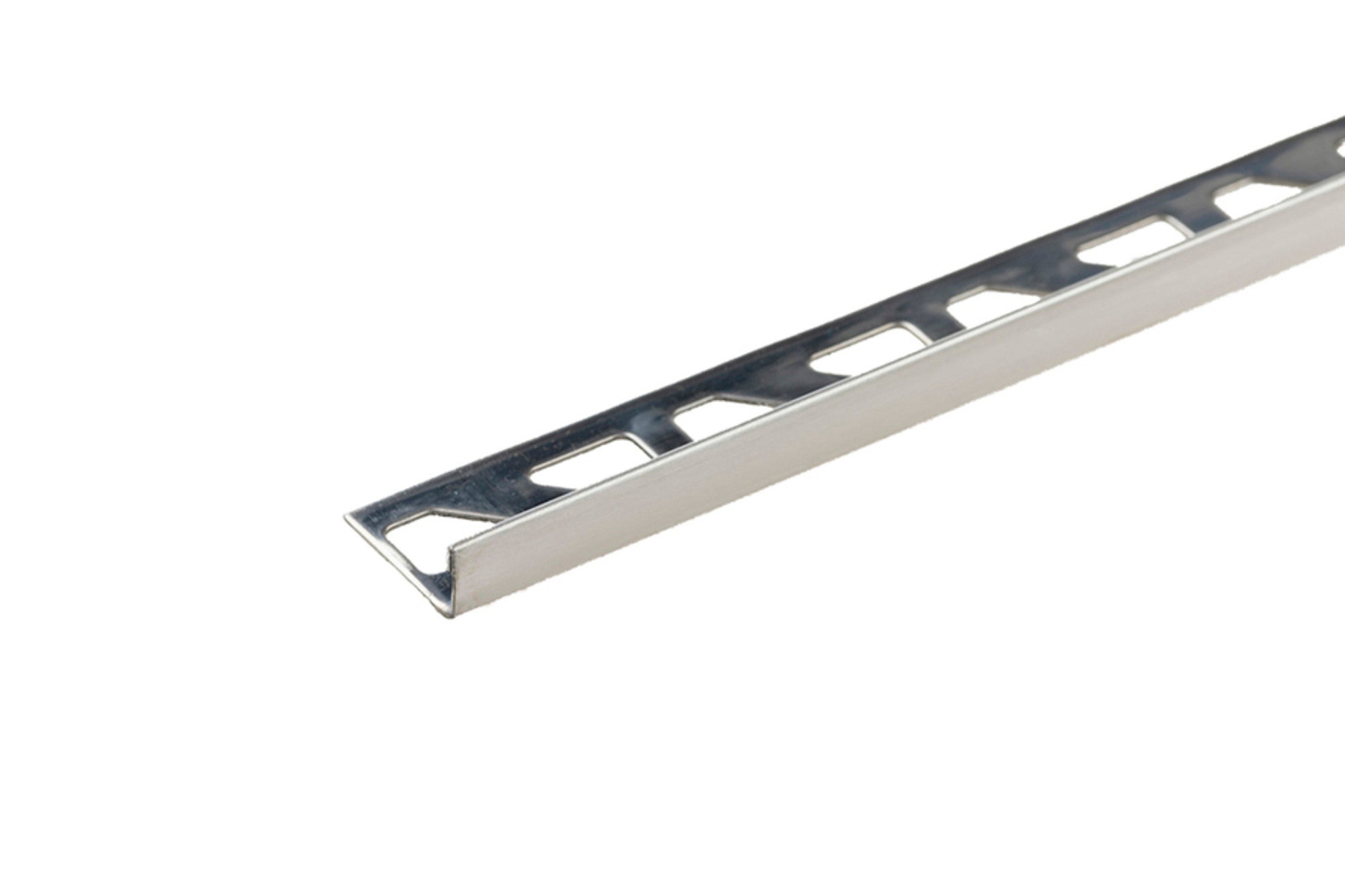 Profil narożny 10mmx24mm gr. 0.8mm Stal nierdzewna 250 cm Naturalny poler CEZAR