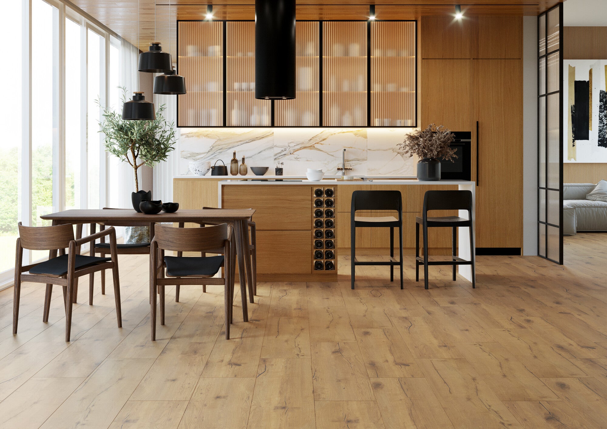 Gres szkliwiony Oris Honey 30x120 cm 1.44 m2 2