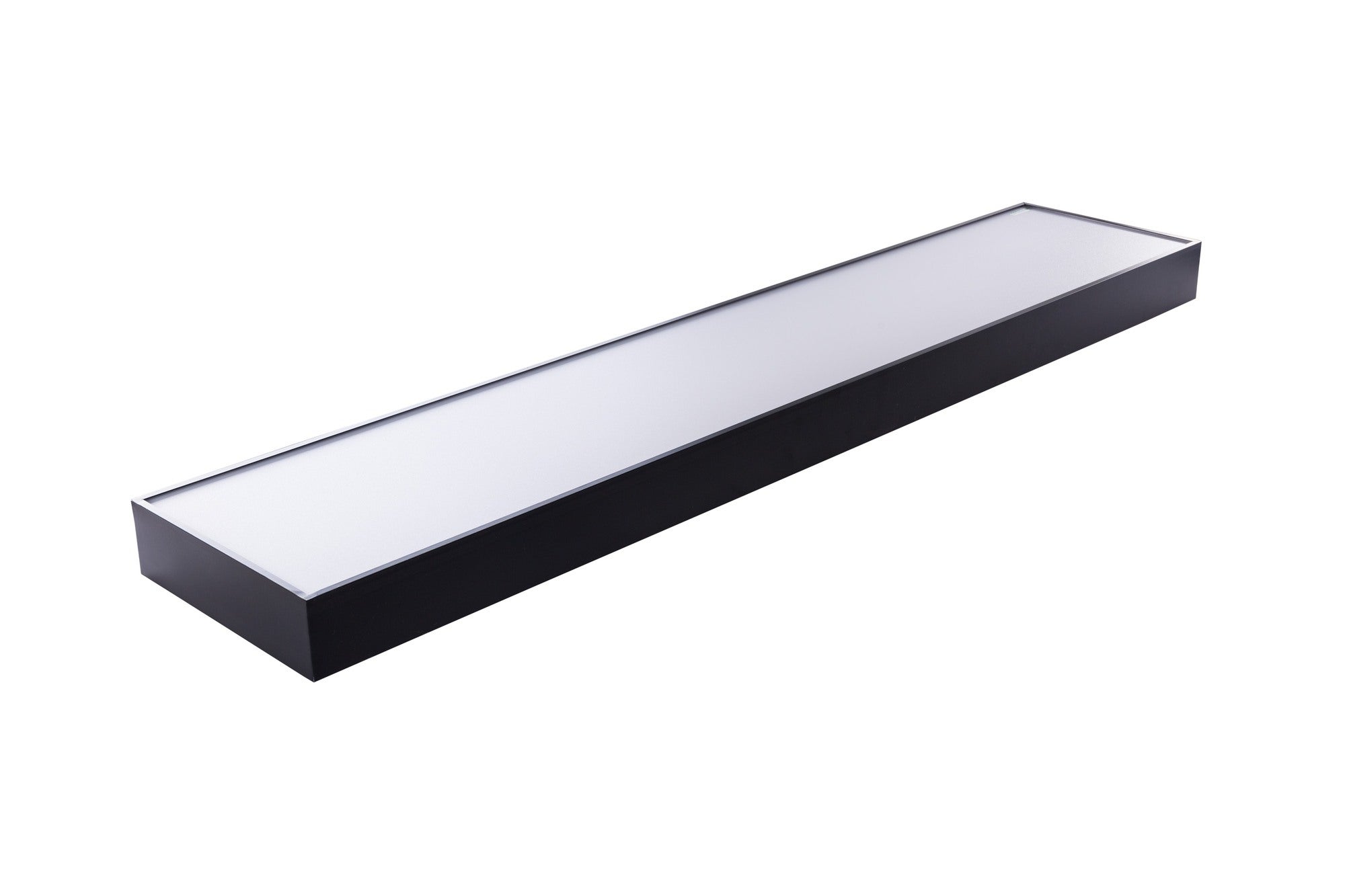 Oprawa do tub LED 2xT8 120cm klosz mleczny, rama czarna 0