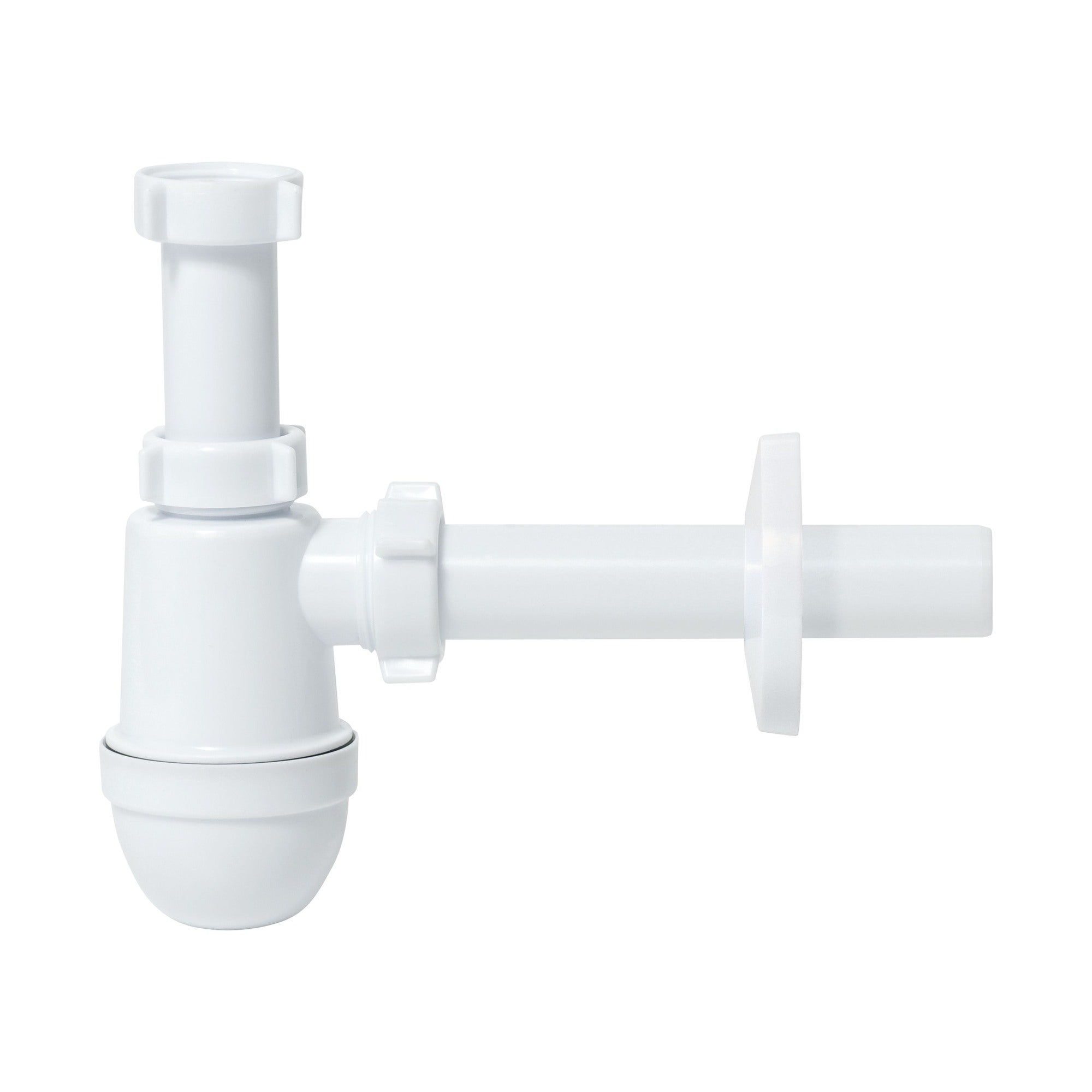 Syfon do umywalki butelkowy bez spustu, odpływ: fi 32 mm 0