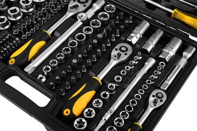 Zestaw kluczy 219 elementów 1/2", 3/8", 1/4" - TOPEX 38D853 10