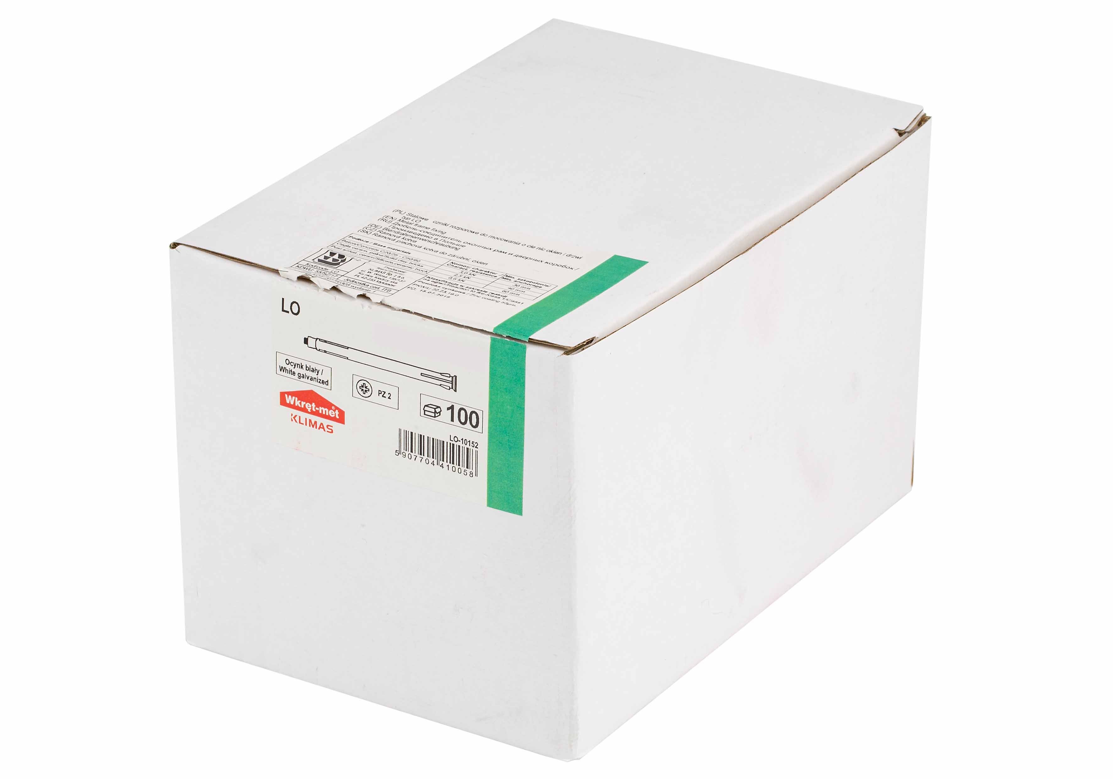 Kołek do mocowania okien 10x152 (100 szt.) 1