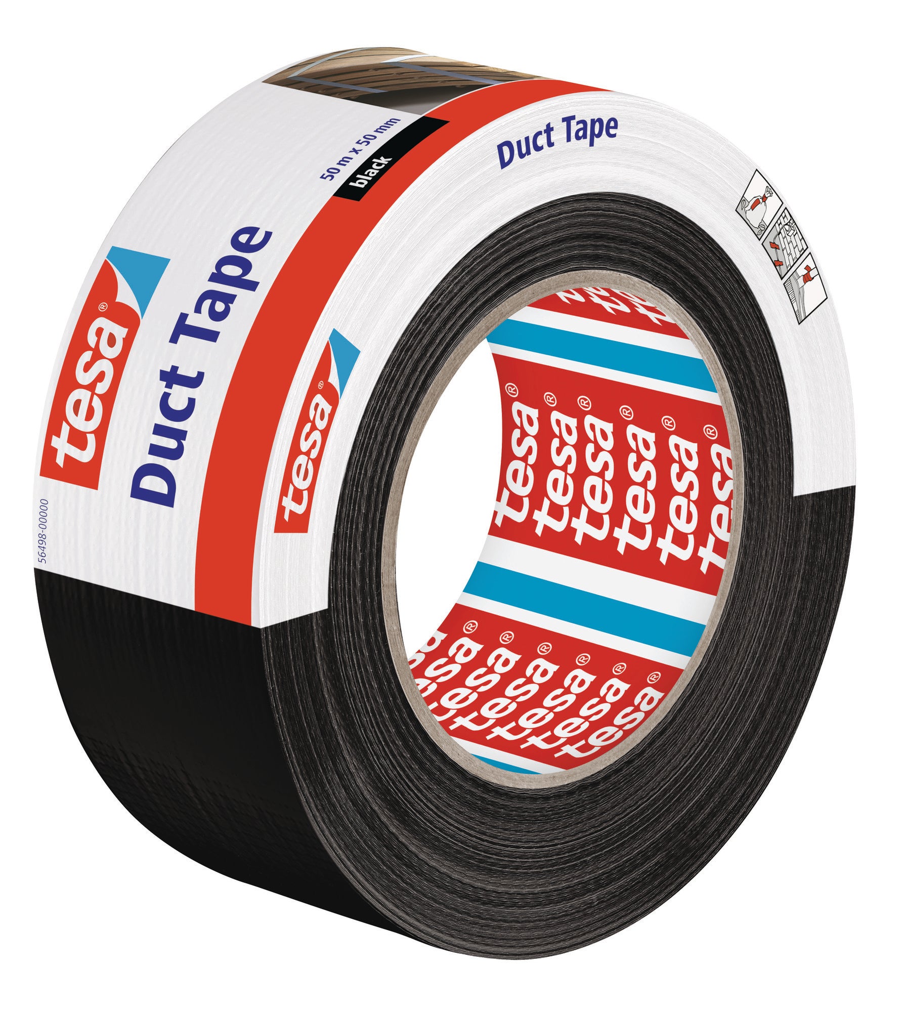 Taśma naprawcza Tesa Duct Tape czarna 50m x 50mm 2