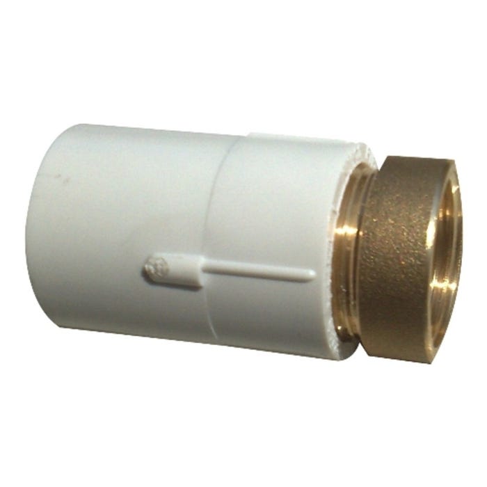 PVC Złączka GW 1/2" z tuleją mosiężną
