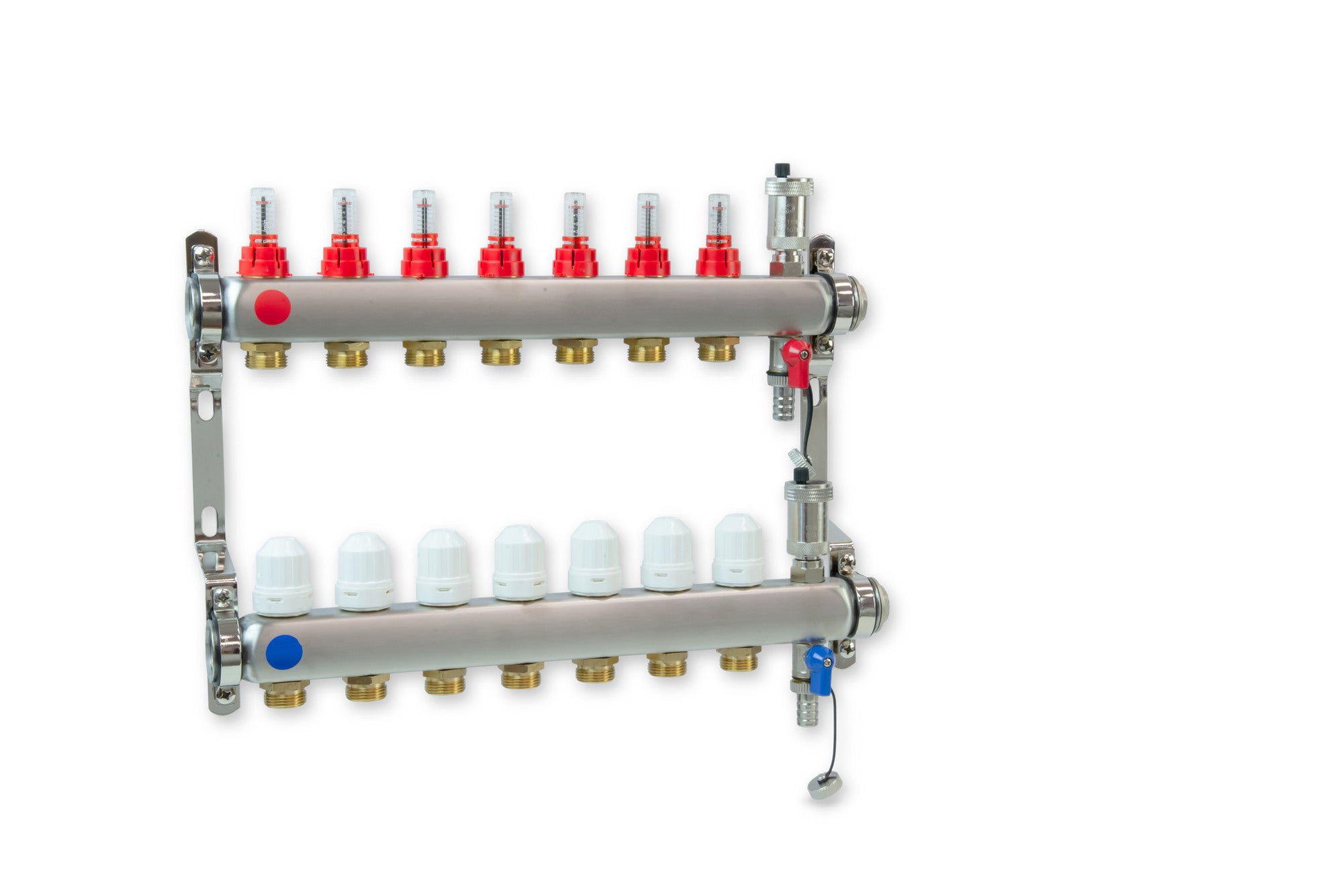Rozdzielacz do ogrzewania podłogowego PHA-127, 7 obwodów