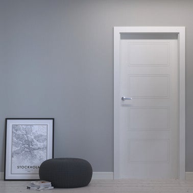 Skrzydło pełne Trim 80 lewe białe 2