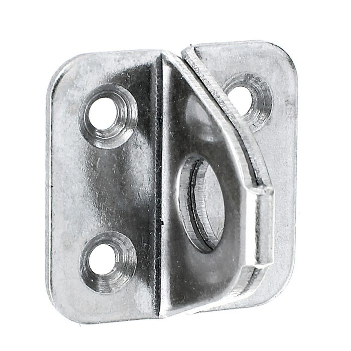 Uchwyt na płytce stal nierdzewna, 35x35 mm