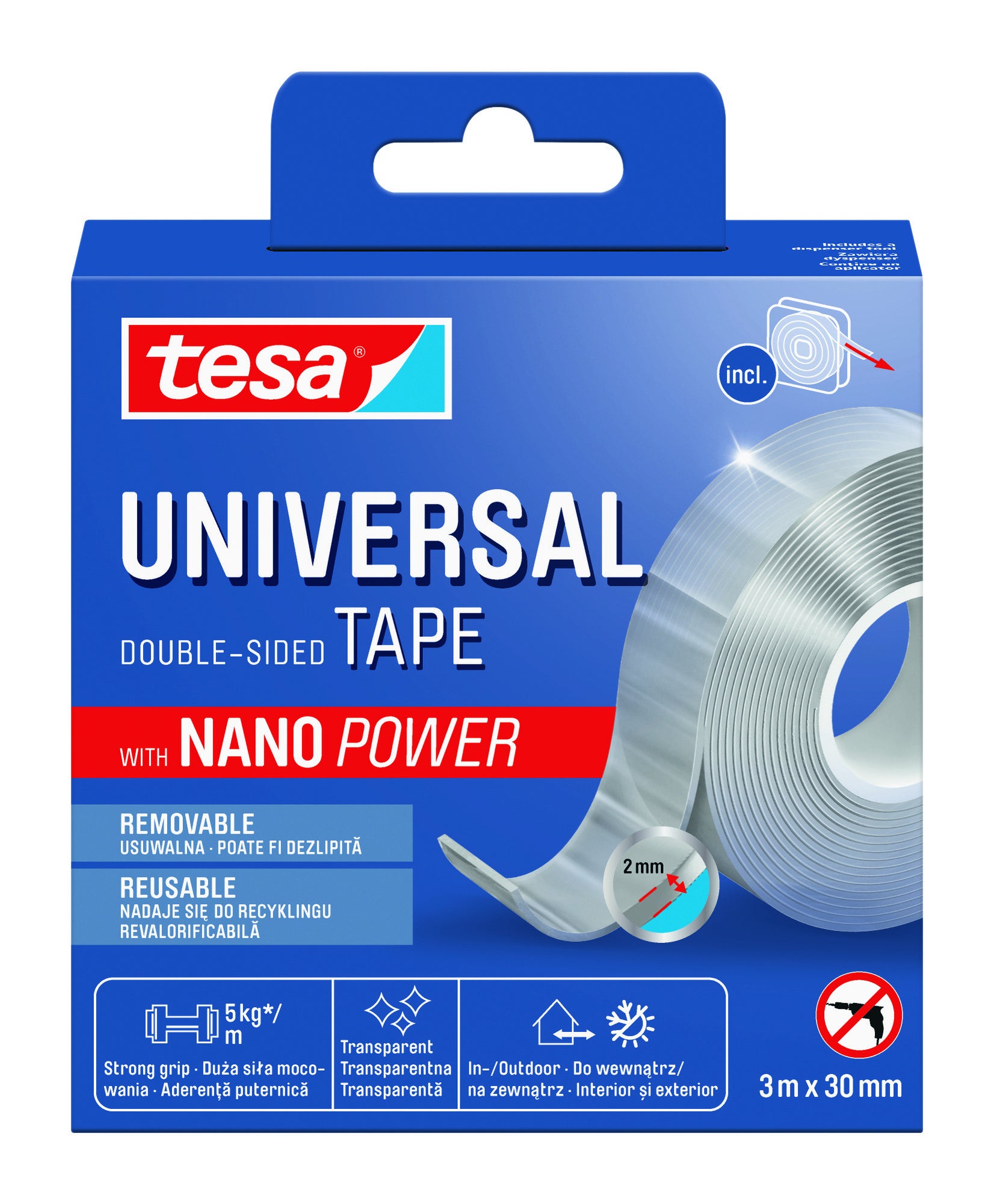 Taśma montażowa NANO  tape power 30mmx1m