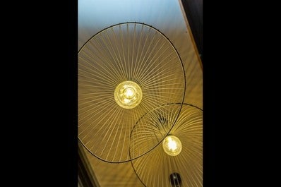 Oprawa sufitowa RETO 1 1x E27, czarny, średnica 40cm, materiał metal 6