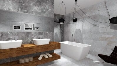 Gres szkliwiony Malibu grey Glossy 60x60 cm 1,44m2 2