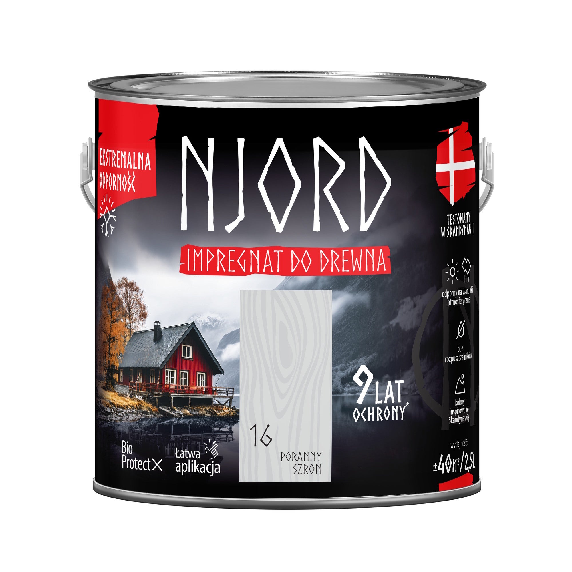 Njord impregnat do drewna poranny szron 2,5L 0