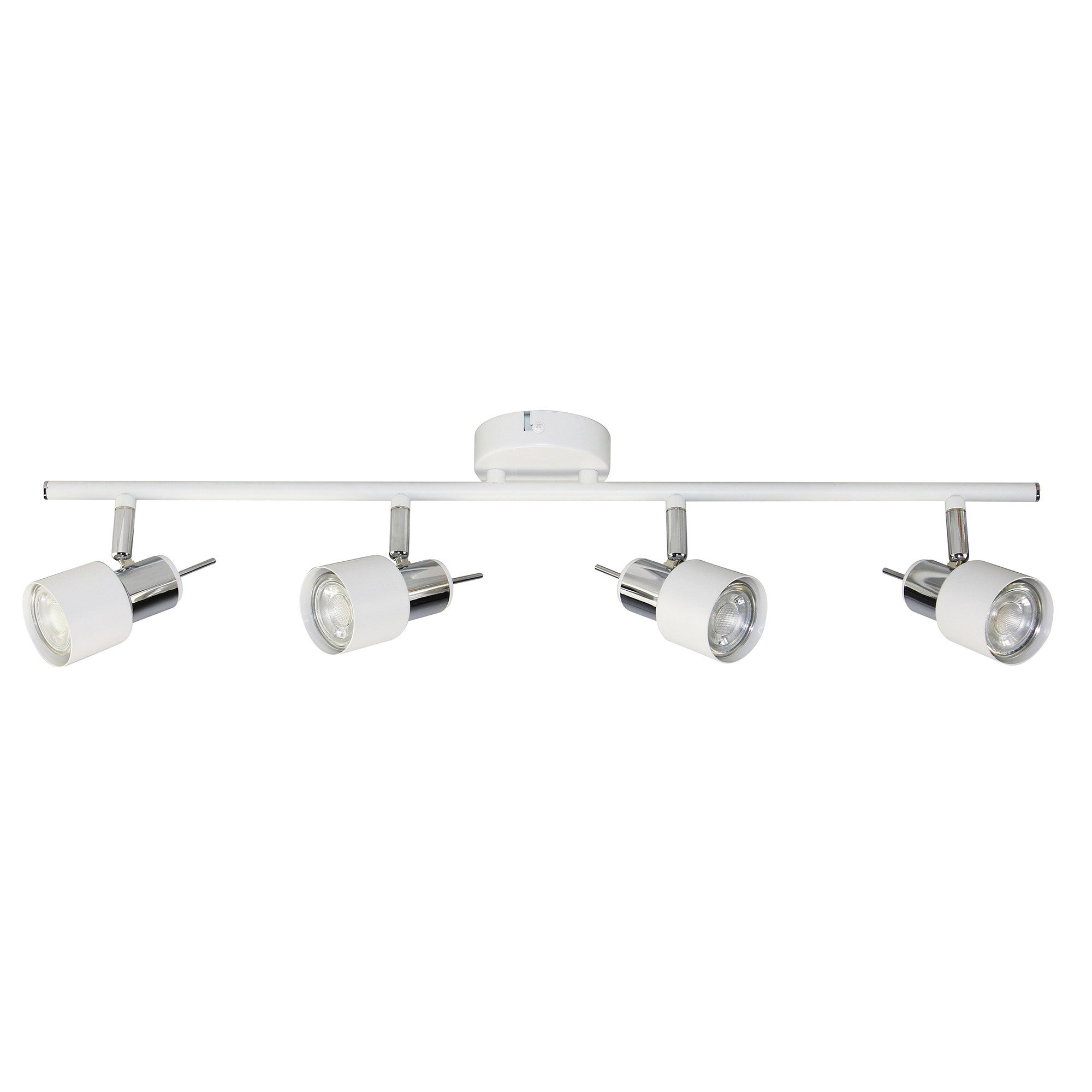 Lampa ścienno-sufitowa STERNA 4xGU10 kolor biały, listwa, obrotowa