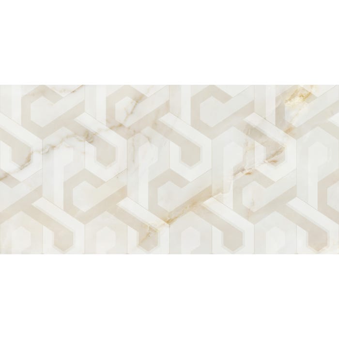 Płytka ścienna Joyfull Gold Geo 30x60 cm 1.8 m2