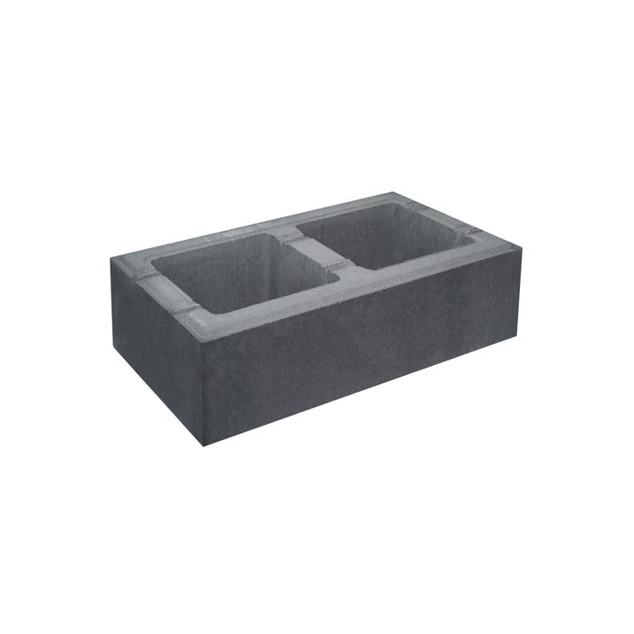 Pustak ogrodzeniowy Certus 50x25x15 cm szary