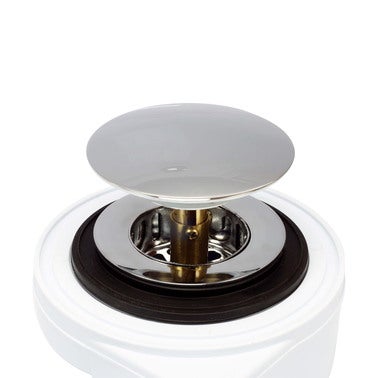 Syfon brodzikowy fi 50, mm, niski, chrom 2