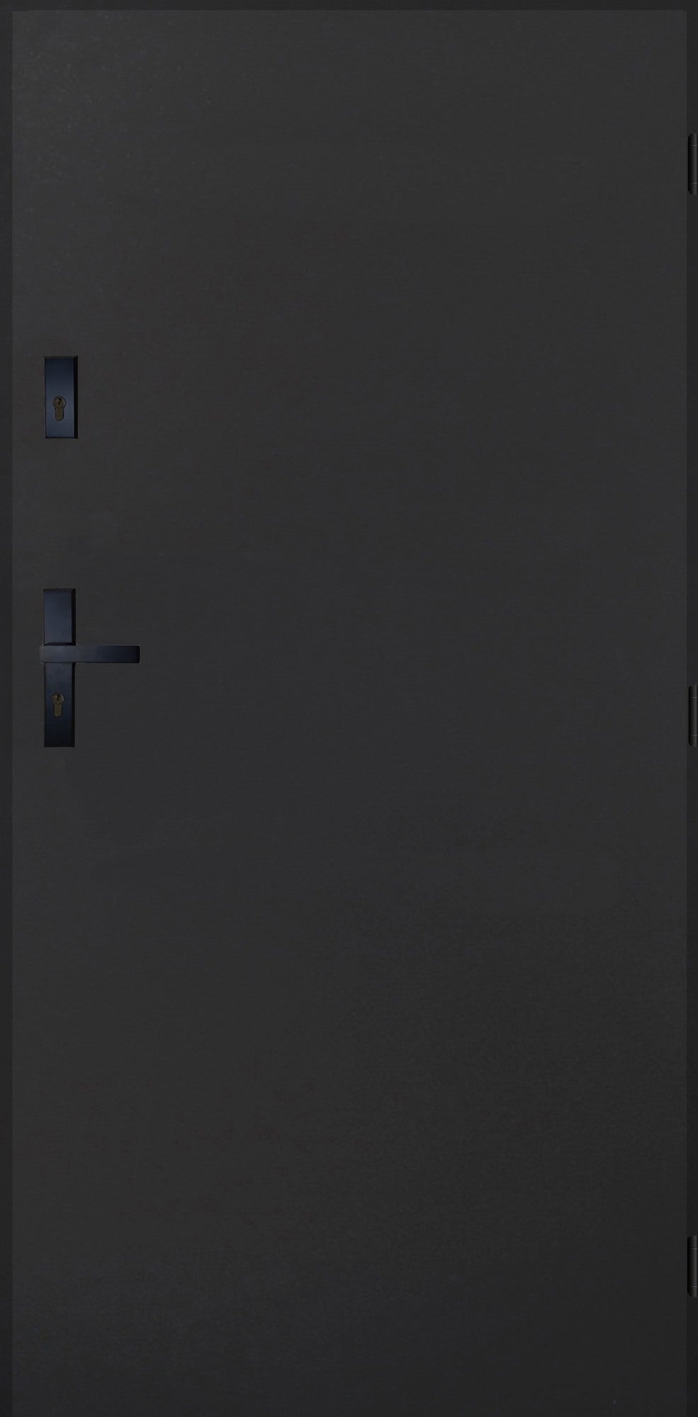 Drzwi zewnętrzne akustyczne Opole RC2 antracyt 90 prawe 0