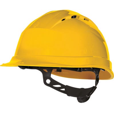 Kask ochronny wentylowany żółty QUARTZ UP IV Delta Plus