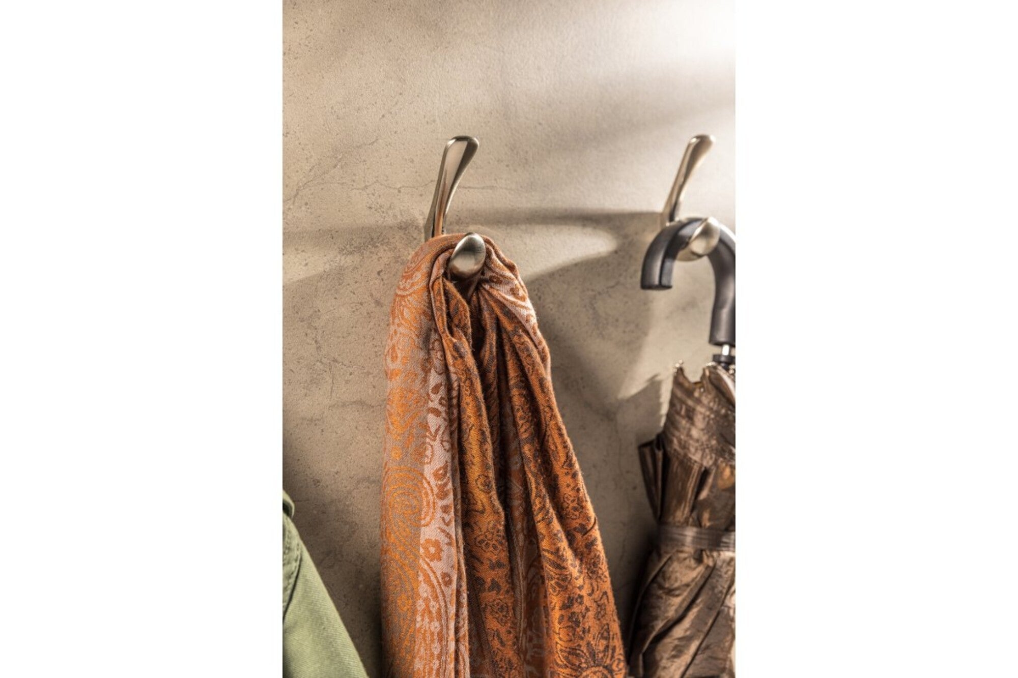 Wieszak podwójny stal szczotkowana 6