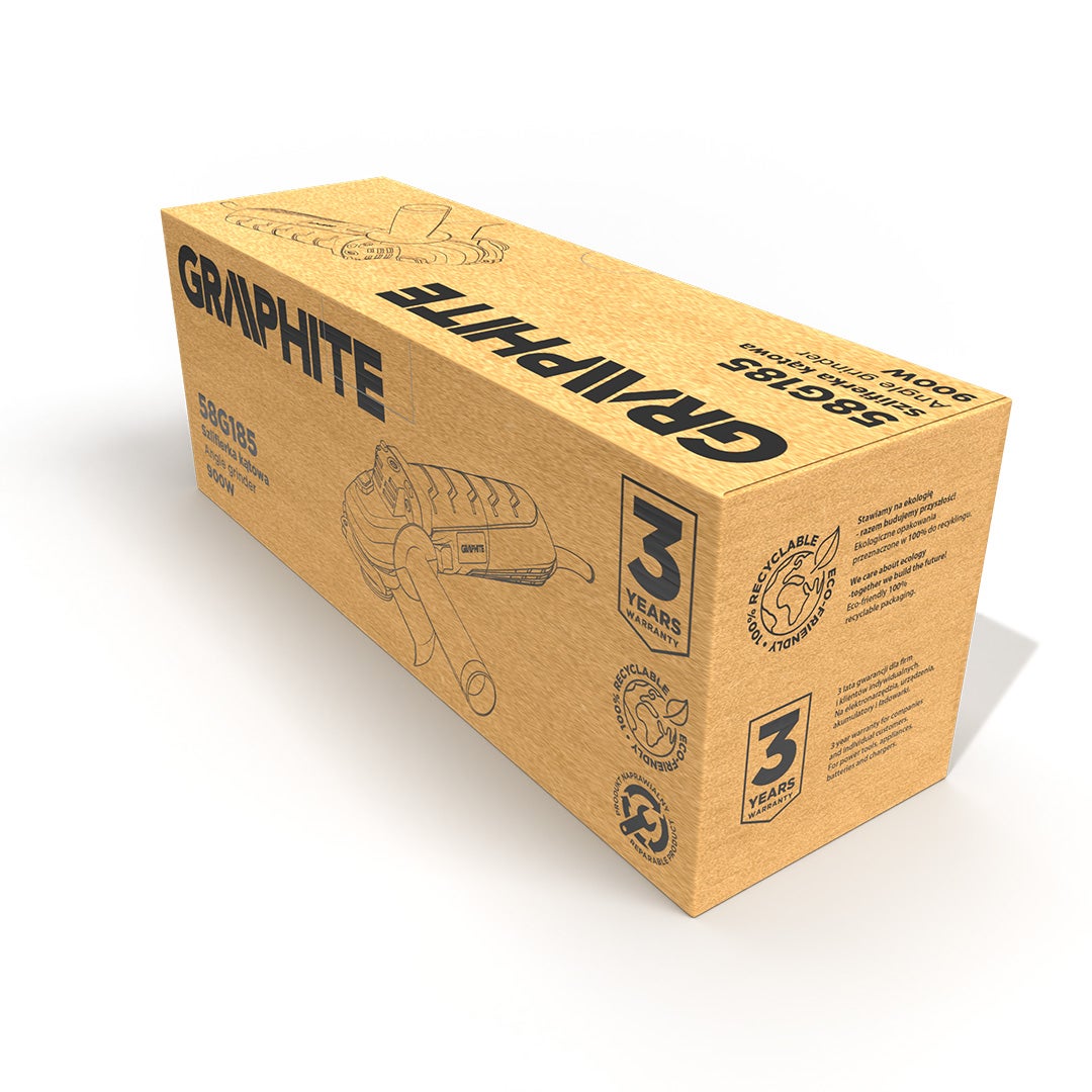 Szlifierka kątowa 125mm, 900W - GRAPHITE 59G185 3