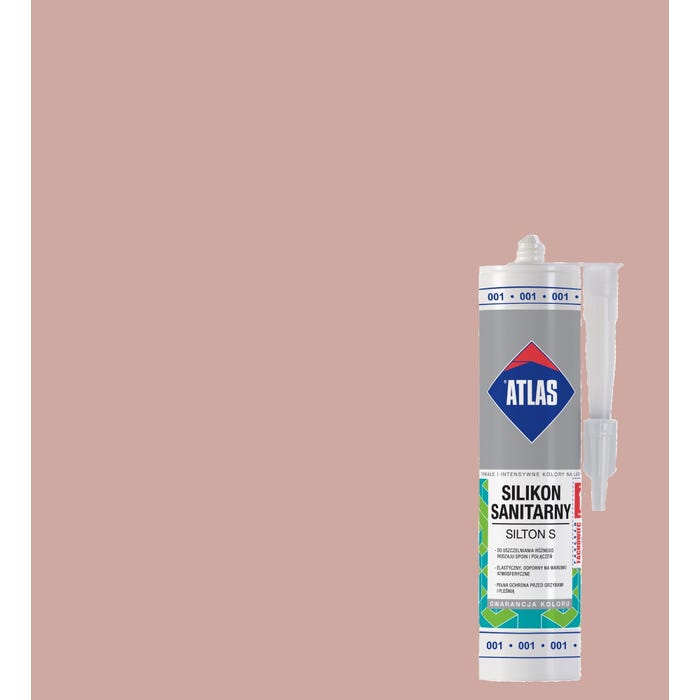 Silikon sanitarny Atlas 206 cappucino 280 ml