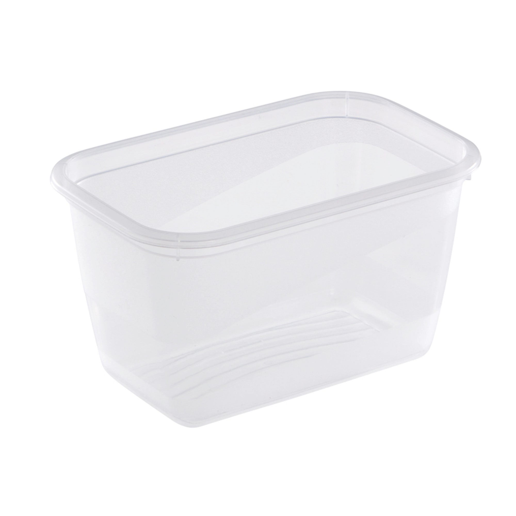 Zestaw 4 prostokątnych pojemników 0.75 l  1