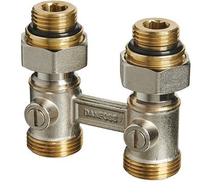 Zestaw termostatyczny Danfoss Redia M30x1,5, 2-elementowy, prosty 1