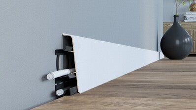 Listwa przypodłogowa Indo 2500x70x26mm biały połysk 1