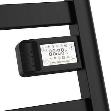 Grzejnik elektryczny KEP 1200x500mm 300W czarny 3